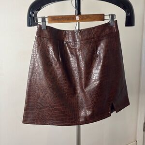Leather Skirt